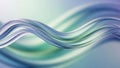 Abstract Fluid Wave Background Dynamic Blue Green Gradient Design Element Royalty Free Stock Photo