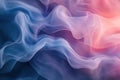Abstract fluid waves, soft colors, ethereal movement, smooth gradients