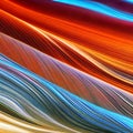 1666 Abstract Fluid Waves: A visually captivating background featuring abstract fluid waves in dynamic and flowing shapes, creat