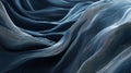 Abstract Fluidity: Dynamic Blue Waves with Intricate Textural Details and Striking Patterns Royalty Free Stock Photo