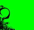 Abstract fluorescent green background