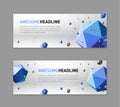 3d lowpoly abstract web slideshow template