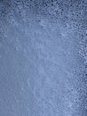 Abstract foam texture, on blue background, with bubbles. Royalty Free Stock Photo