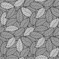 Abstract foliage, leaf seamless background