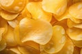 Abstract food background. Crispy potato chips snack texture background Royalty Free Stock Photo