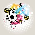 Abstract football