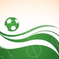 Abstract football background
