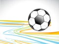 Abstract football background design Royalty Free Stock Photo
