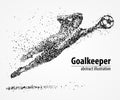 Abstract, football, goalkeeper, athlete