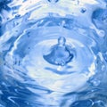 Abstract form of the raging water. Royalty Free Stock Photo