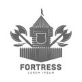 Abstract fortress label