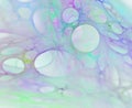 Abstract fractal background with bubbles or foam with holes text Royalty Free Stock Photo