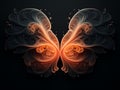 Abstract fractal background, computer-generated image. Digital art. Royalty Free Stock Photo