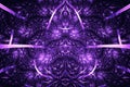 Abstract fractal background. Highly detailed background with purple and pink colors with elements of spirals, lines and patterns. Royalty Free Stock Photo