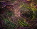 Abstract fractal chaos creative power texture style card effect futuristic dynamic graphic