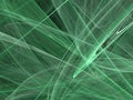 Abstract fractal with a dark green curved lines and waves