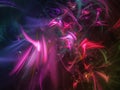 Abstract fractal decoration spin dream vibrant surreality , magic intricate