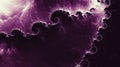 Abstract fractal design in purple hues, illustrating complex patterns in a cosmic theme Royalty Free Stock Photo