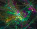 Abstract fractal digital light style design beautiful colorful, render, motion, explosion