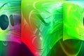 Abstract fractal fantasy fantastic flame wave design glowing swirl effect chaos