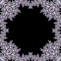 Abstract fractal frame Royalty Free Stock Photo