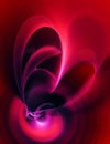 Abstract fractal heart Royalty Free Stock Photo