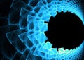 Abstract Fractal Layout Royalty Free Stock Photo