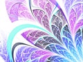 Abstract fractal leaf Royalty Free Stock Photo