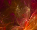 Abstract fractal motion vibrant magic pattern wallpaper banner , backdrop science backdrop