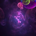 Abstract fractal multi colored background Royalty Free Stock Photo