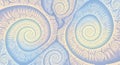 Abstract Fractal Nautilus Shell Pattern Background Royalty Free Stock Photo