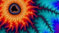 Abstract fractal patterns and shapes. Infinite universe. Mystical branches and waves . Royalty Free Stock Photo