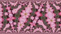 Abstract fractal pink floral background Royalty Free Stock Photo