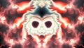 Abstract fractal psychedelic smoky owl