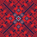 Abstract Fractal Seamless with stars and unique Shape