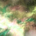 Abstract fractal space nebula