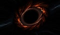 Abstract fractal swirl pattern, intricate design and artistic complexity Generative AI