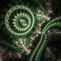 Abstract fractal time machine Royalty Free Stock Photo