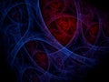 Abstract Fractal Transparent Plexus Background - Fractal Art