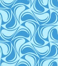 Abstract water drops tessellated seamless pattern