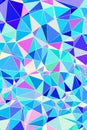 Abstract fresh colors low poly pattern background design