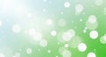Abstract fresh green gradient background with soft bokeh lights Royalty Free Stock Photo