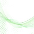 Abstract fresh green lines background Royalty Free Stock Photo