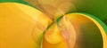 Abstract fresh modern background vegetable shapes fruit leaves yellow green color