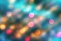 Abstract fresh vivid colorful fantasy rainbow background texture with smooth rays and defocused bokeh lights. Beautiful colorful Royalty Free Stock Photo