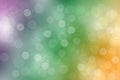 Abstract fresh vivid colorful fantasy rainbow background texture with spheres pattern and defocused bokeh lights. Beautiful modern