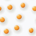 Abstract fried-eggs background. Seamless. Royalty Free Stock Photo