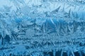 Abstract frosty pattern on glass, background texture