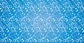 Abstract frosty patterns, panoramic blue and white web pattern background - Vector Royalty Free Stock Photo