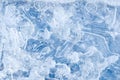 Abstract frozen water background